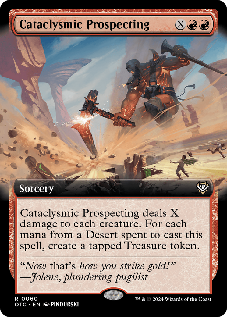 Cataclysmic Prospecting (Extended Art) [Outlaws of Thunder Junction Commander] | Jack's On Queen