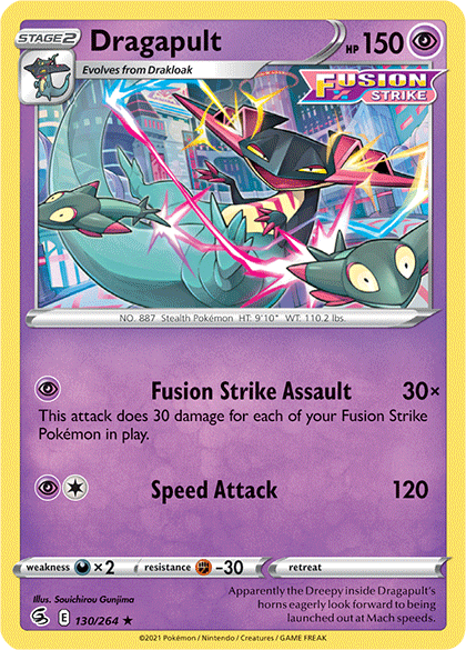 Dragapult (130/264) [Sword & Shield: Fusion Strike] | Jack's On Queen