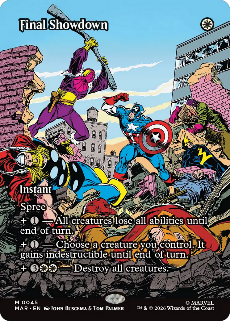 Final Showdown (Borderless) [Marvel Universe: Eternal-Legal] | Jack's On Queen