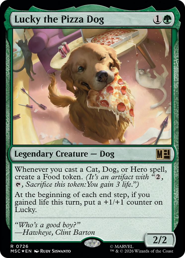 Lucky the Pizza Dog [Marvel Super Heroes Commander] | Jack's On Queen