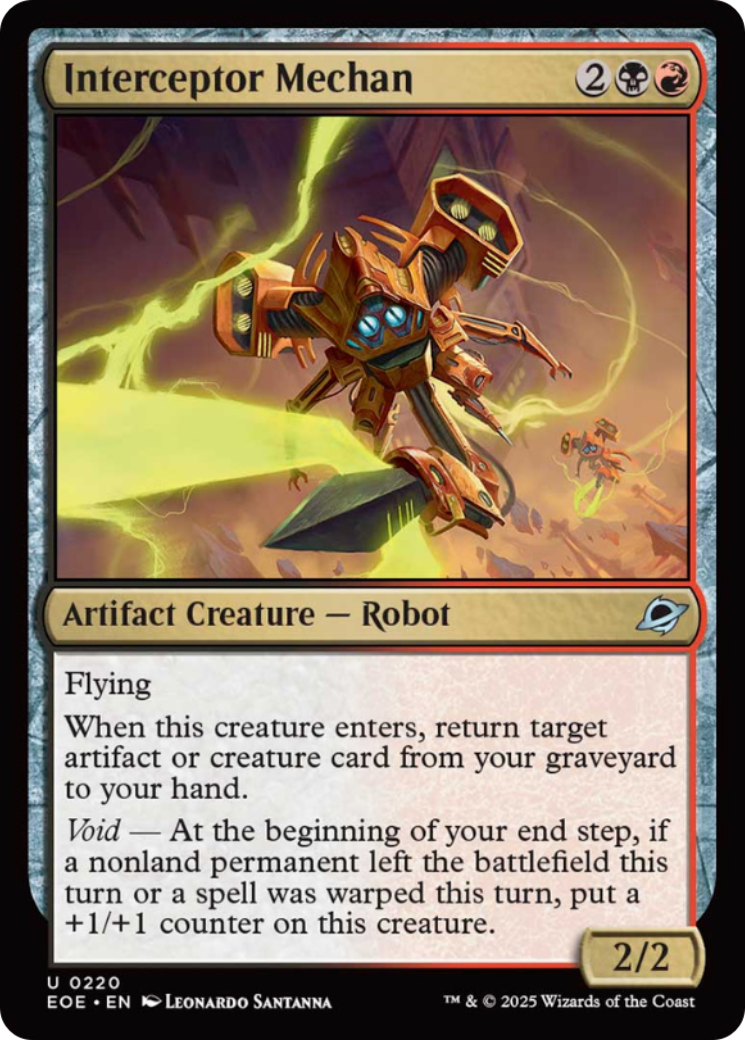 Interceptor Mechan [Edge of Eternities] | Jack's On Queen