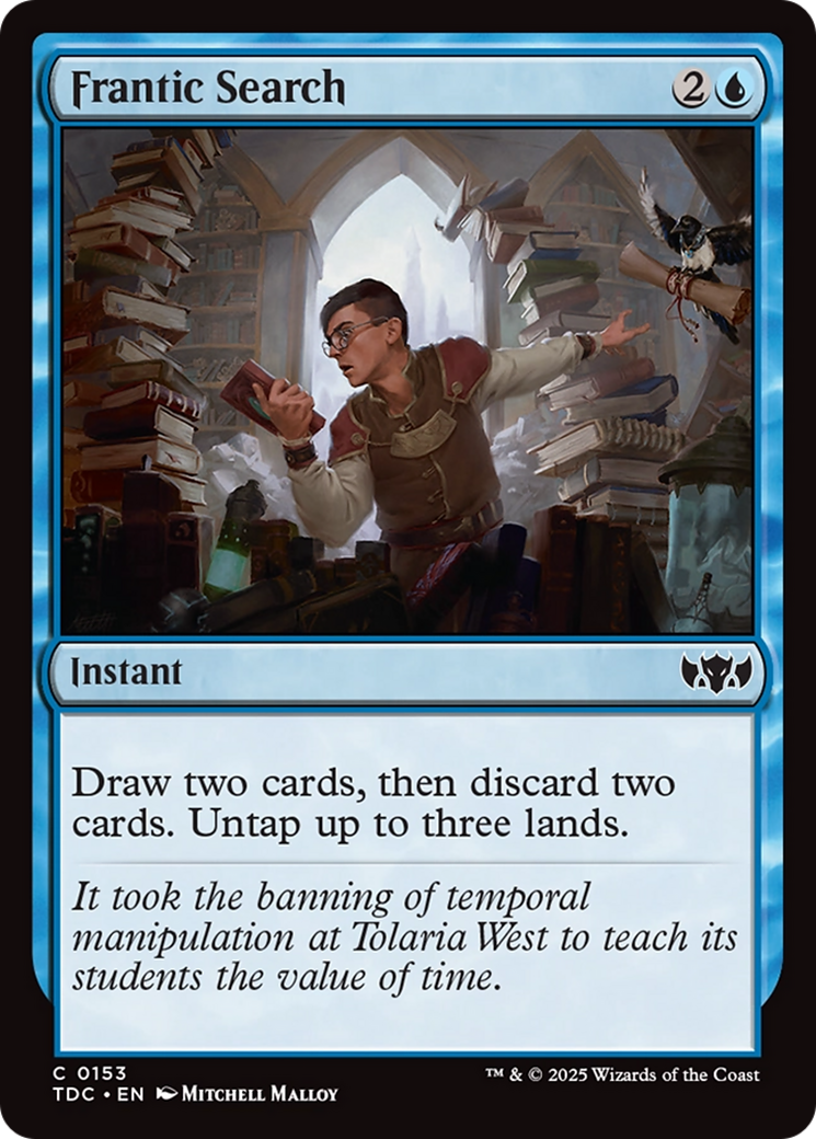 Frantic Search [Tarkir: Dragonstorm Commander] | Jack's On Queen