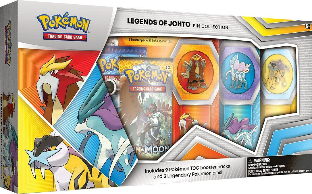 Pin Collection - Legends of Johto | Jack's On Queen