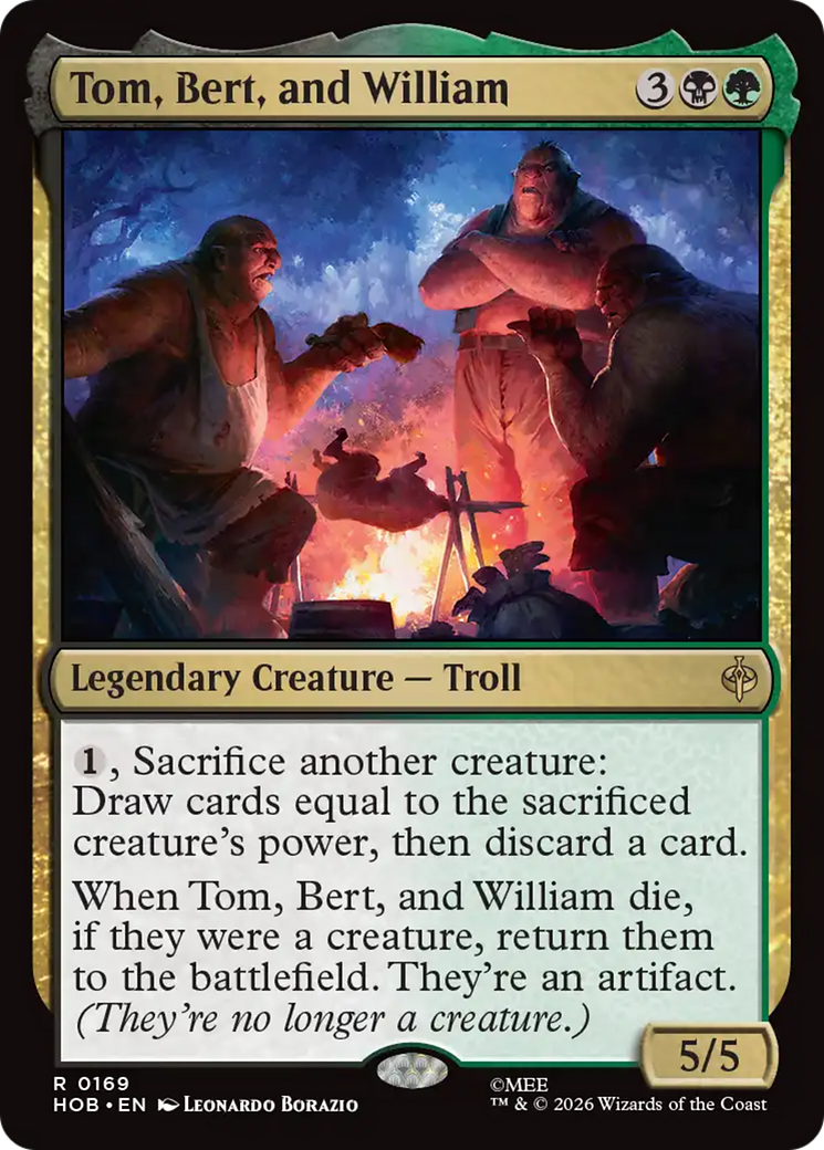 Tom, Bert, and William [The Hobbit] | Jack's On Queen