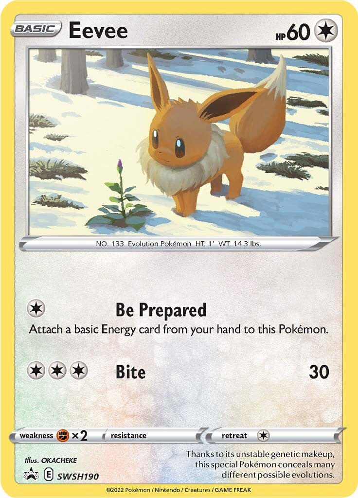 Eevee (SWSH190) [Sword & Shield: Black Star Promos] | Jack's On Queen
