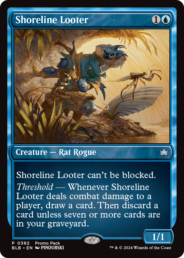 Shoreline Looter [Bloomburrow Promos] | Jack's On Queen