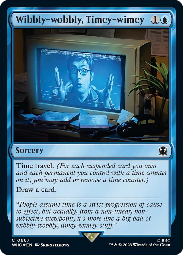 Wibbly-wobbly, Timey-wimey (Surge Foil) [Doctor Who] | Jack's On Queen