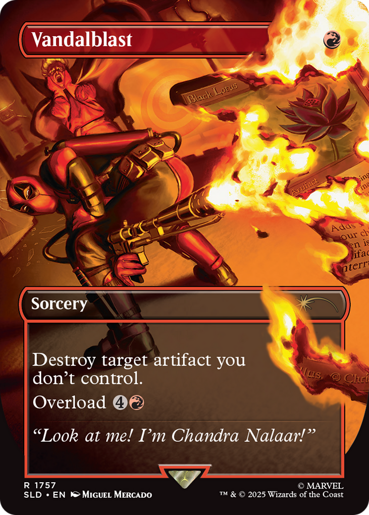 Vandalblast (1757) (Rainbow Foil) [Secret Lair Drop Series] | Jack's On Queen