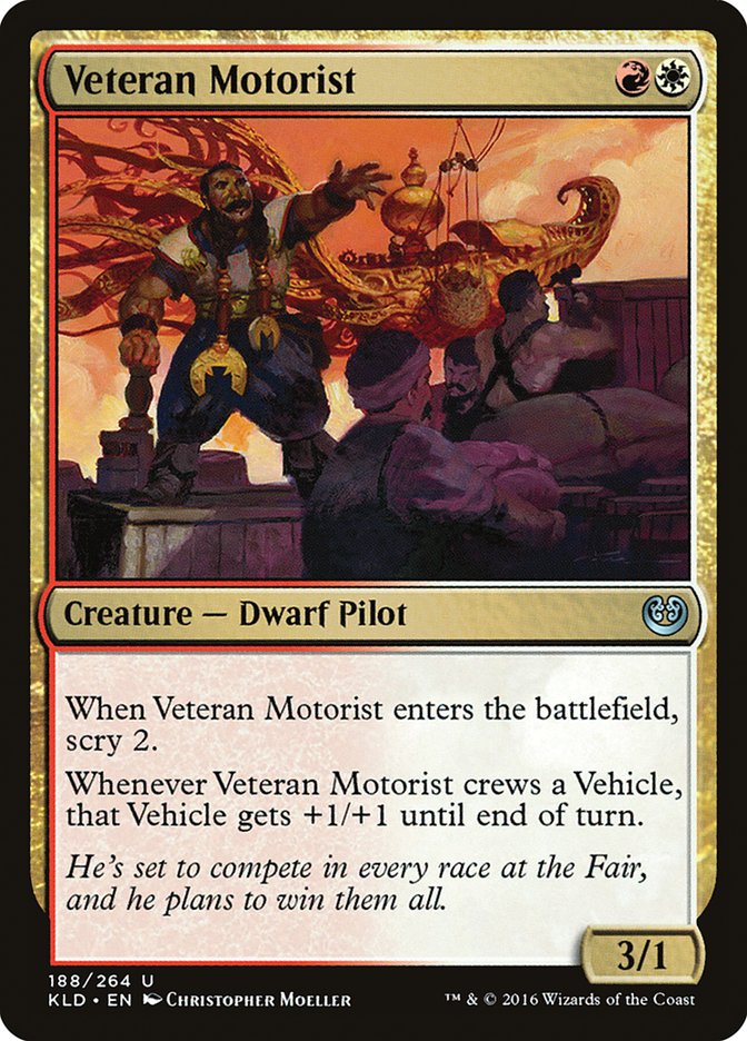 Veteran Motorist [Kaladesh] | Jack's On Queen