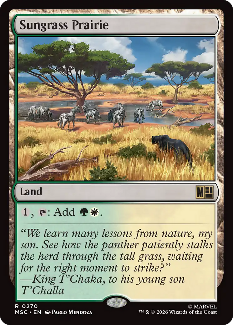 Sungrass Prairie (Surge Foil) [Marvel Super Heroes Commander] | Jack's On Queen