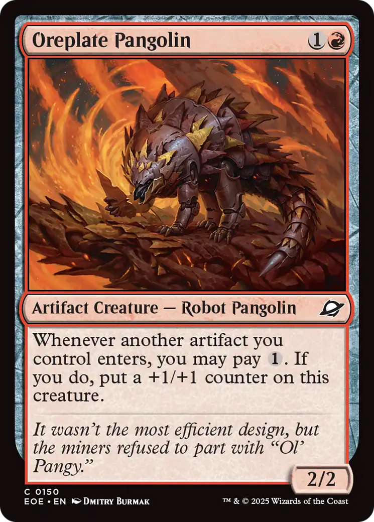Oreplate Pangolin [Edge of Eternities] | Jack's On Queen