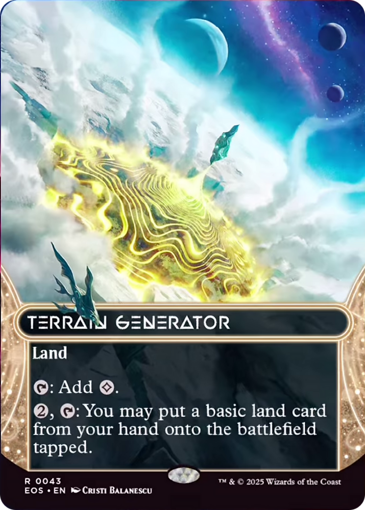 Terrain Generator (0043) (Borderless) [Edge of Eternities: Stellar Sights] | Jack's On Queen