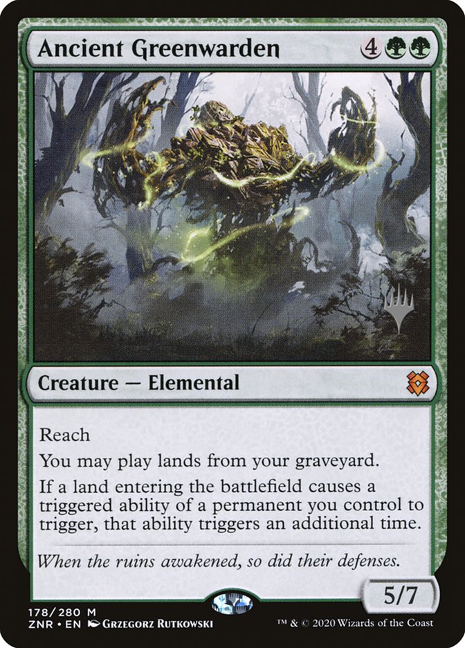 Ancient Greenwarden (Promo Pack) [Zendikar Rising Promos] | Jack's On Queen