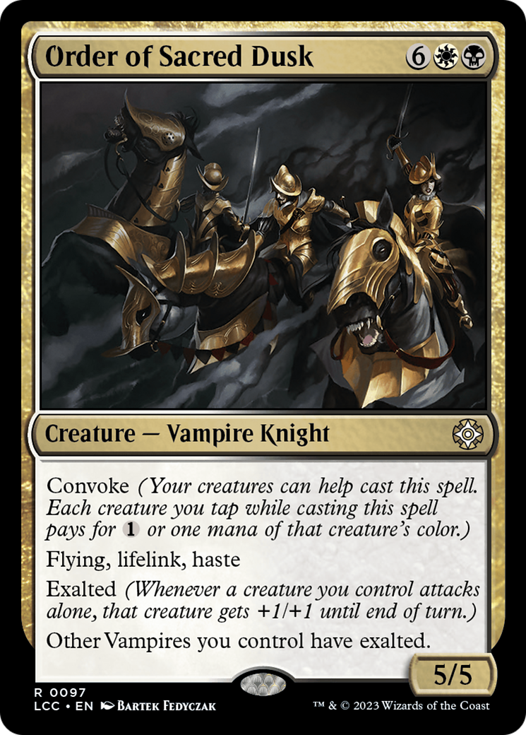 Order of Sacred Dusk [The Lost Caverns of Ixalan Commander] | Jack's On Queen