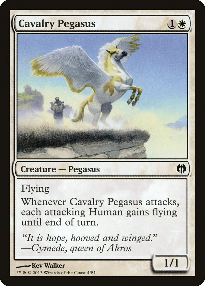 Cavalry Pegasus [Duel Decks: Heroes vs. Monsters] | Jack's On Queen