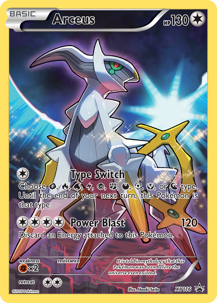 Arceus (XY116) [XY: Black Star Promos] | Jack's On Queen