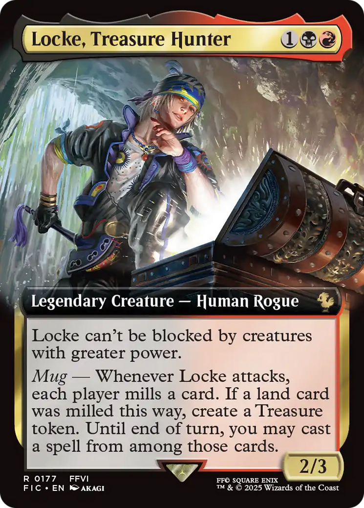 Locke, Treasure Hunter (Extended Art) [FINAL FANTASY Commander] | Jack's On Queen