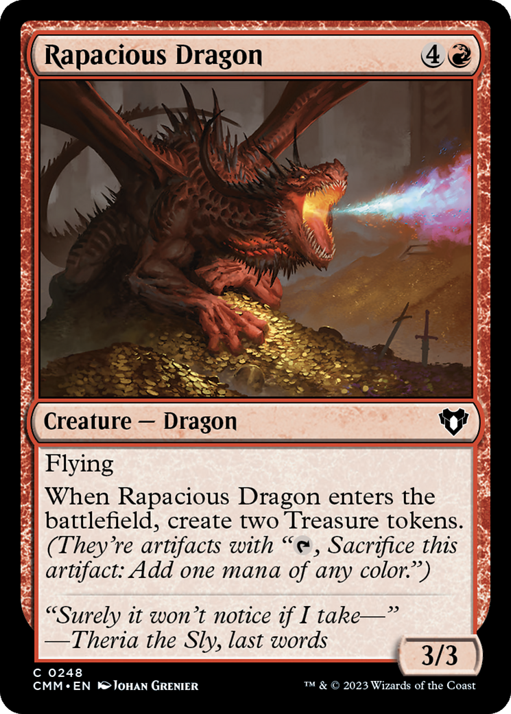 Rapacious Dragon [Commander Masters] | Jack's On Queen