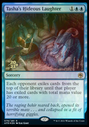 Tasha's Hideous Laughter [Dungeons & Dragons: Adventures in the Forgotten Realms Prerelease Promos] | Jack's On Queen