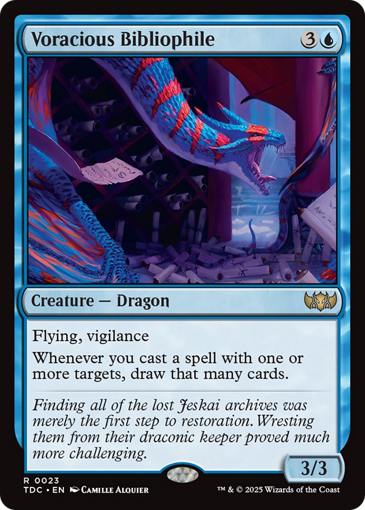 Voracious Bibliophile [Tarkir: Dragonstorm Commander] | Jack's On Queen