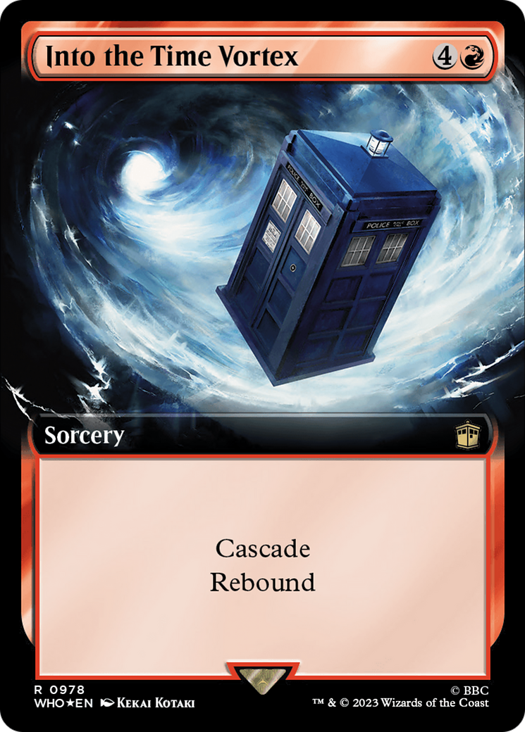 Into the Time Vortex (Extended Art) (Surge Foil) [Doctor Who] | Jack's On Queen