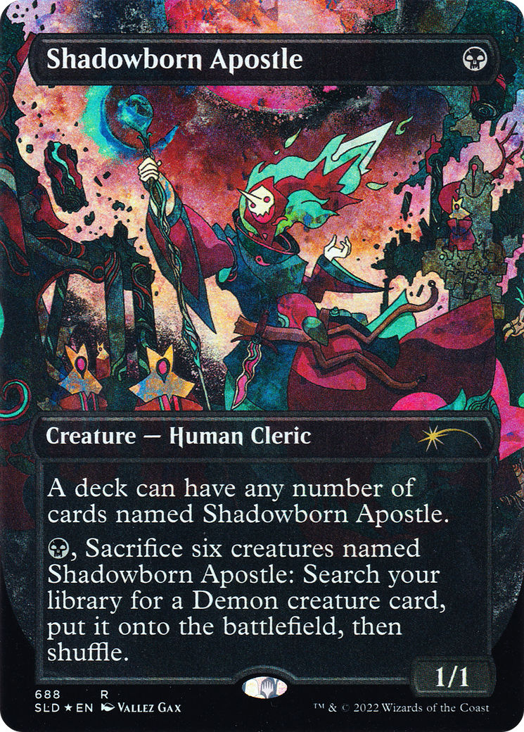 Shadowborn Apostle (688) (Borderless) [Secret Lair Drop Promos] | Jack's On Queen