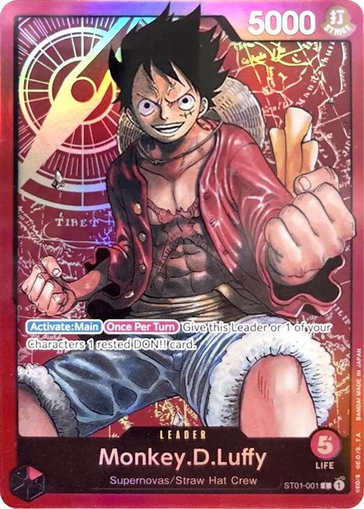 Monkey.D.Luffy (001) (ST01-001) [Starter Deck 1: Straw Hat Crew] | Jack's On Queen