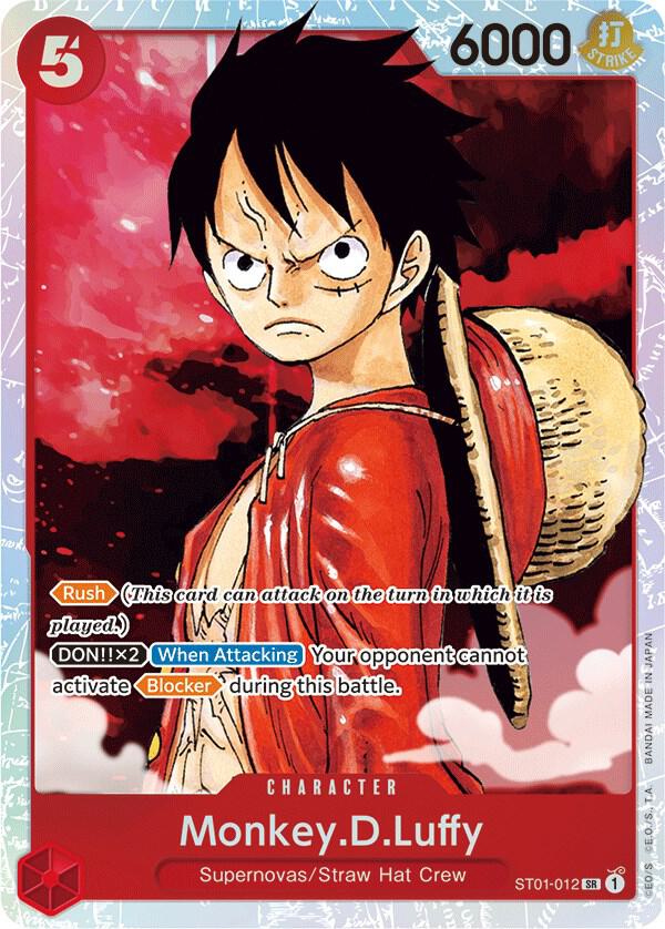 Monkey.D.Luffy (012) (ST01-012) [Starter Deck 1: Straw Hat Crew] | Jack's On Queen