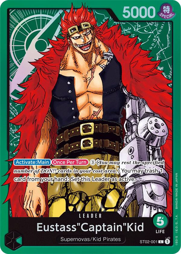 Eustass"Captain"Kid (001) (ST02-001) [Starter Deck 2: Worst Generation] | Jack's On Queen