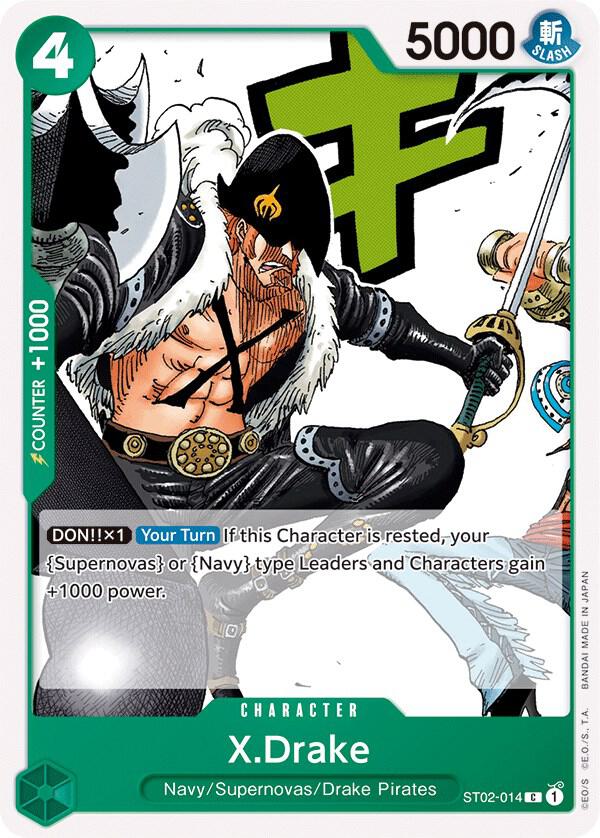 X.Drake (ST02-014) [Starter Deck 2: Worst Generation] | Jack's On Queen