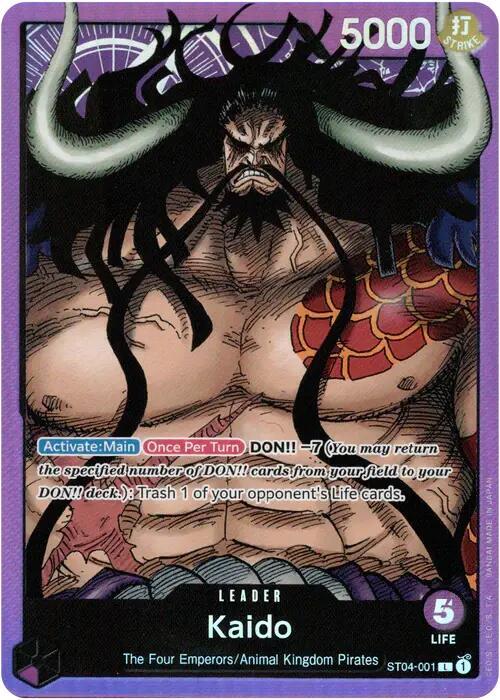 Kaido (001) (ST04-001) [Starter Deck 4: Animal Kingdom Pirates] | Jack's On Queen