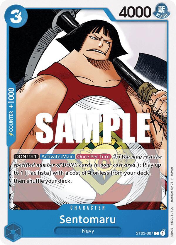 Sentomaru (ST03-007) [Starter Deck 3: The Seven Warlords of The Sea] | Jack's On Queen