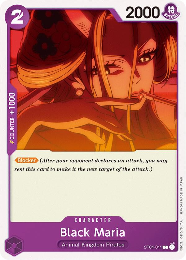 Black Maria (ST04-011) [Starter Deck 4: Animal Kingdom Pirates] | Jack's On Queen