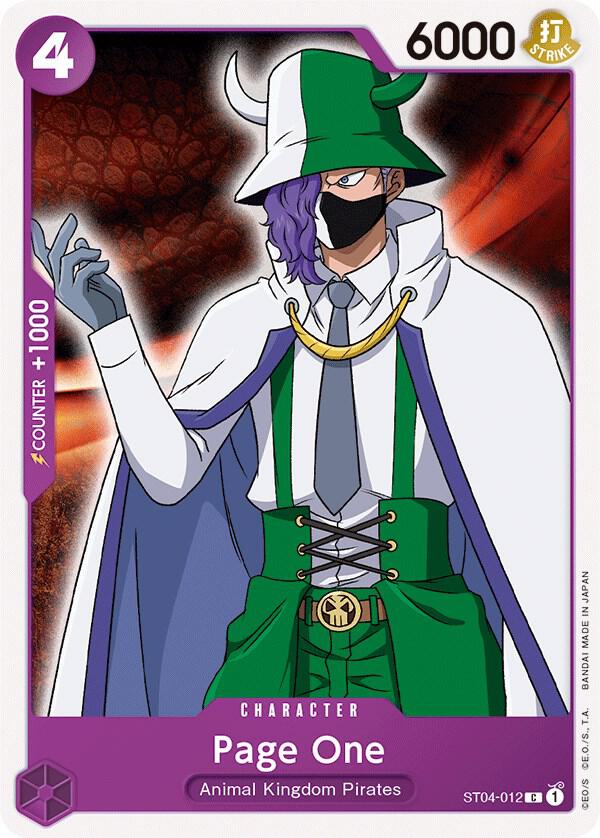 Page One (ST04-012) [Starter Deck 4: Animal Kingdom Pirates] | Jack's On Queen