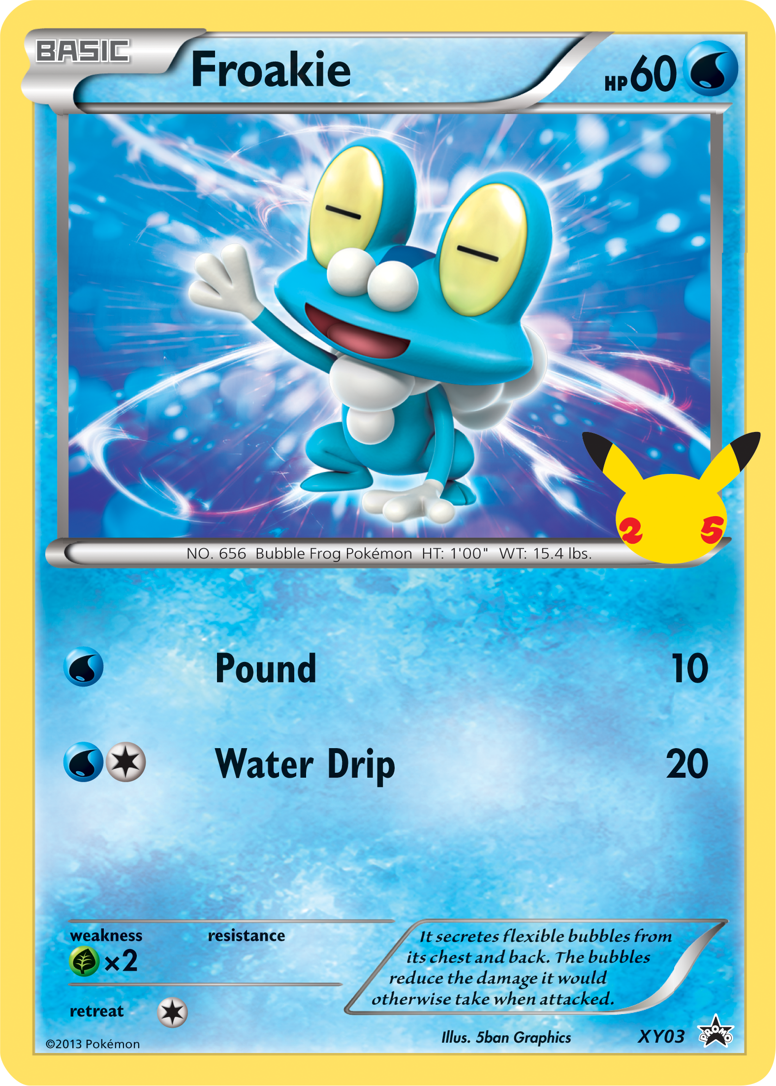 Froakie (XY03) (Jumbo Card) [First Partner Pack] | Jack's On Queen