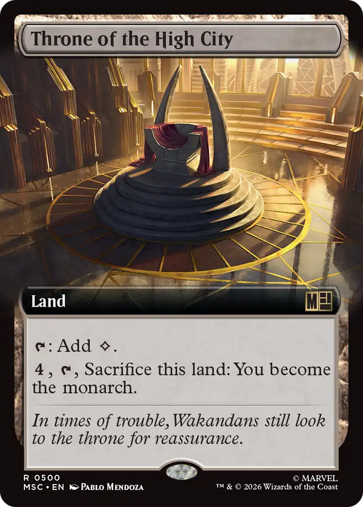 Throne of the High City (Extended Art) [Marvel Super Heroes Commander] | Jack's On Queen