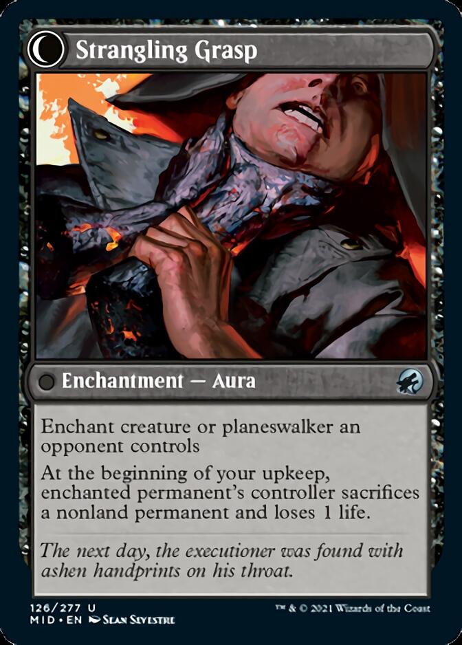 Vengeful Strangler // Strangling Grasp [Innistrad: Midnight Hunt] | Jack's On Queen