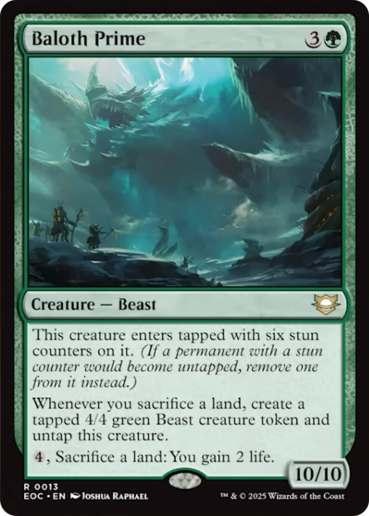 Baloth Prime [Edge of Eternities Commander] | Jack's On Queen