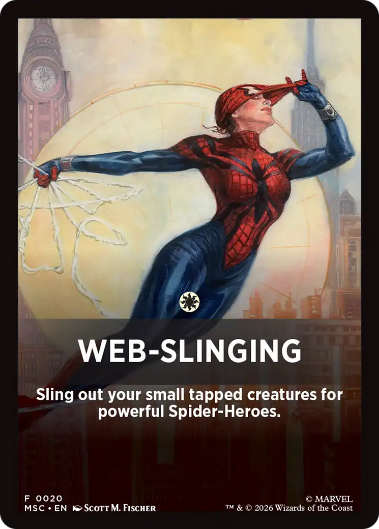 Web-Slinging Theme Card [Marvel Super Heroes Commander] | Jack's On Queen
