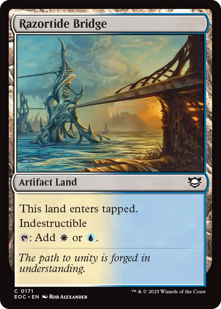 Razortide Bridge [Edge of Eternities Commander] | Jack's On Queen