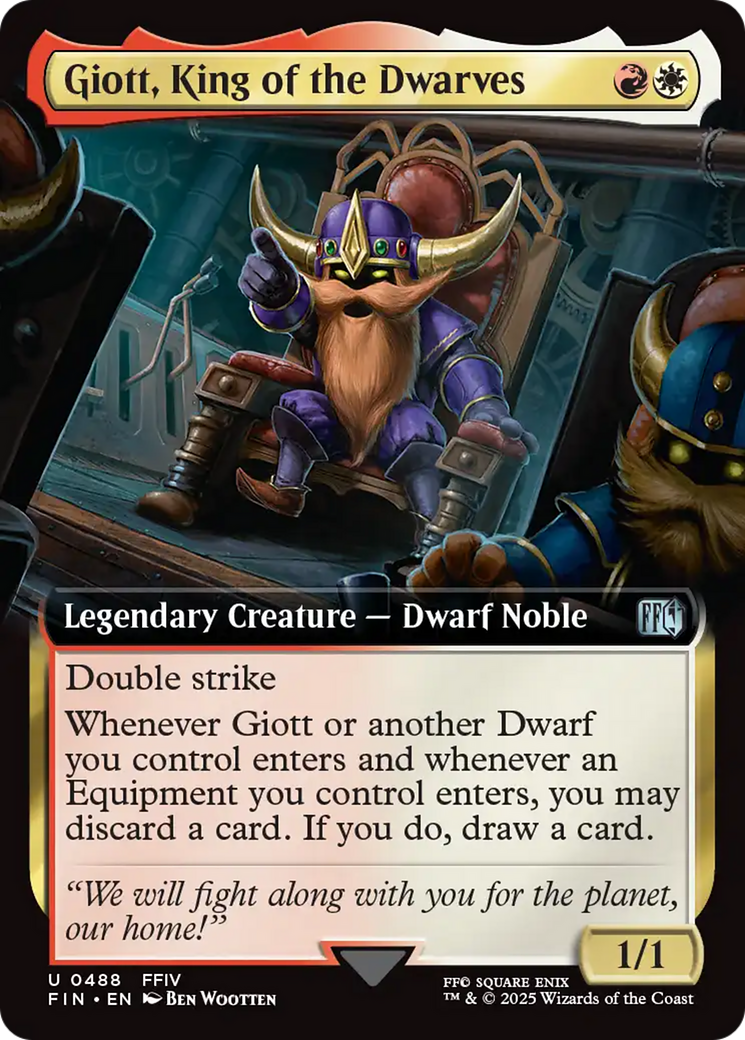 Giott, King of the Dwarves (Extended Art) [FINAL FANTASY] | Jack's On Queen