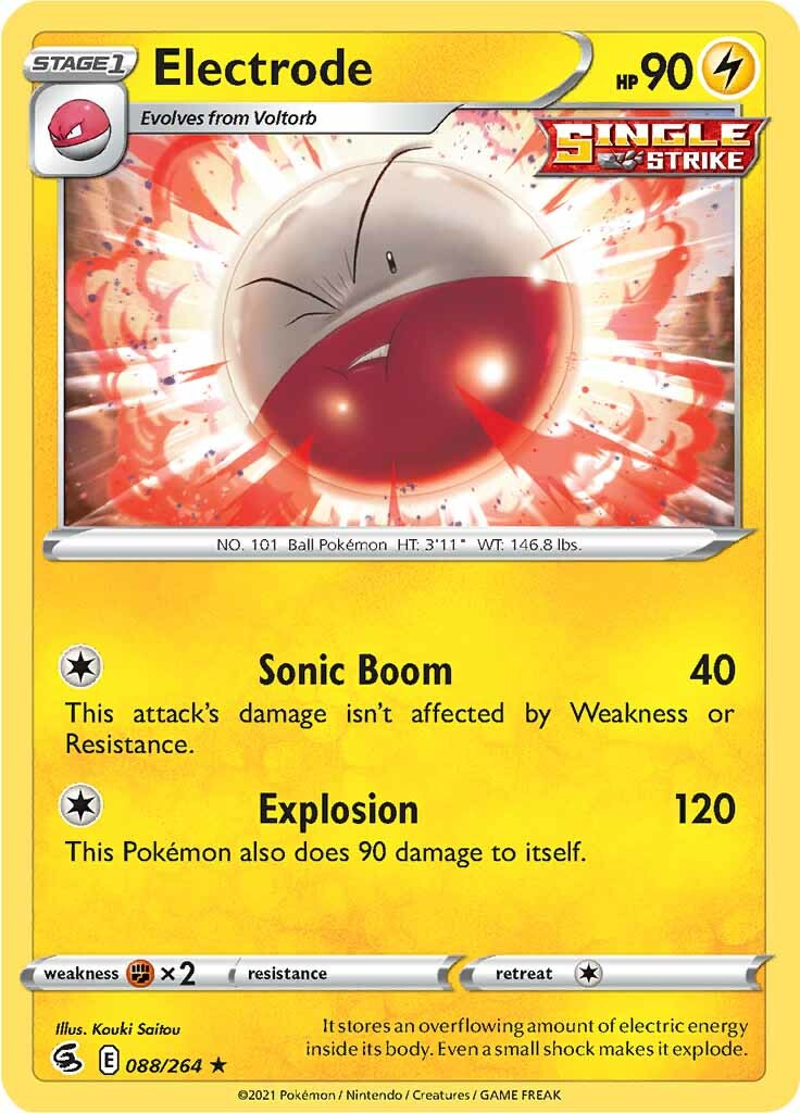 Electrode (088/264) [Sword & Shield: Fusion Strike] | Jack's On Queen