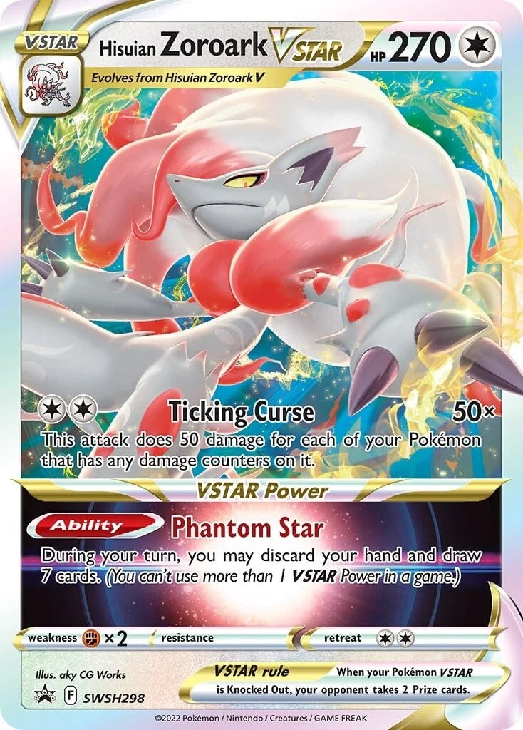 Hisuian Zoroark VSTAR (SWSH298) (Jumbo Card) [Sword & Shield: Lost Origin] | Jack's On Queen