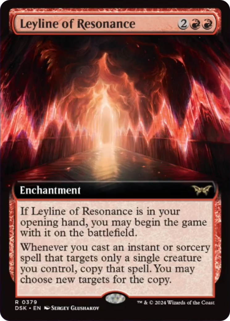 Leyline of Resonance (Extended Art) [Duskmourn: House of Horror] | Jack's On Queen