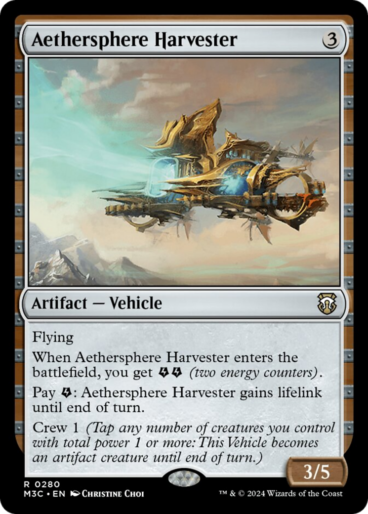 Aethersphere Harvester [Modern Horizons 3 Commander] | Jack's On Queen