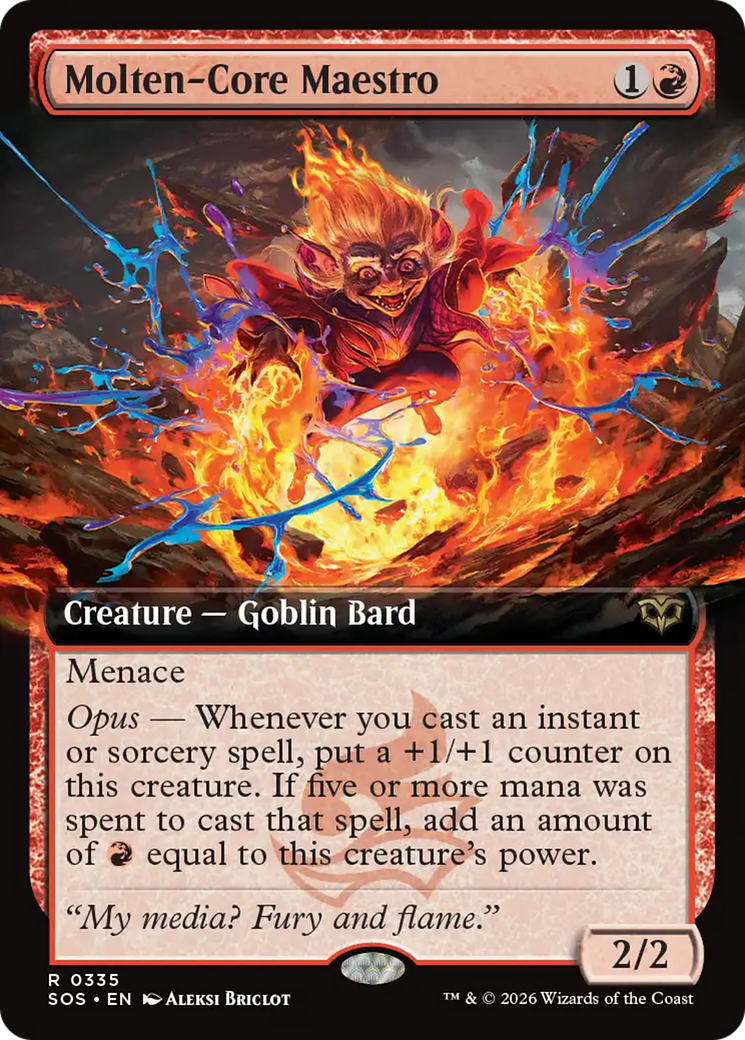 Molten-Core Maestro (Extended Art) [Secrets of Strixhaven] | Jack's On Queen