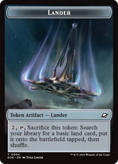 Robot // Lander (0004) Double-Sided Token [Edge of Eternities Tokens] | Jack's On Queen