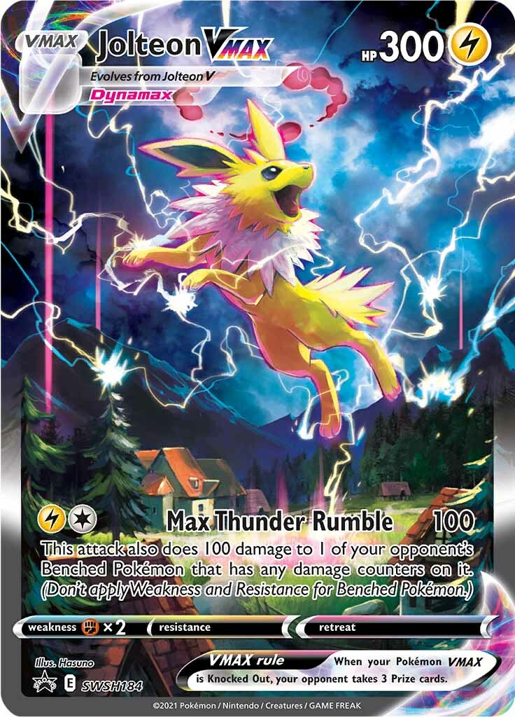 Jolteon VMAX (SWSH184) [Sword & Shield: Black Star Promos] | Jack's On Queen