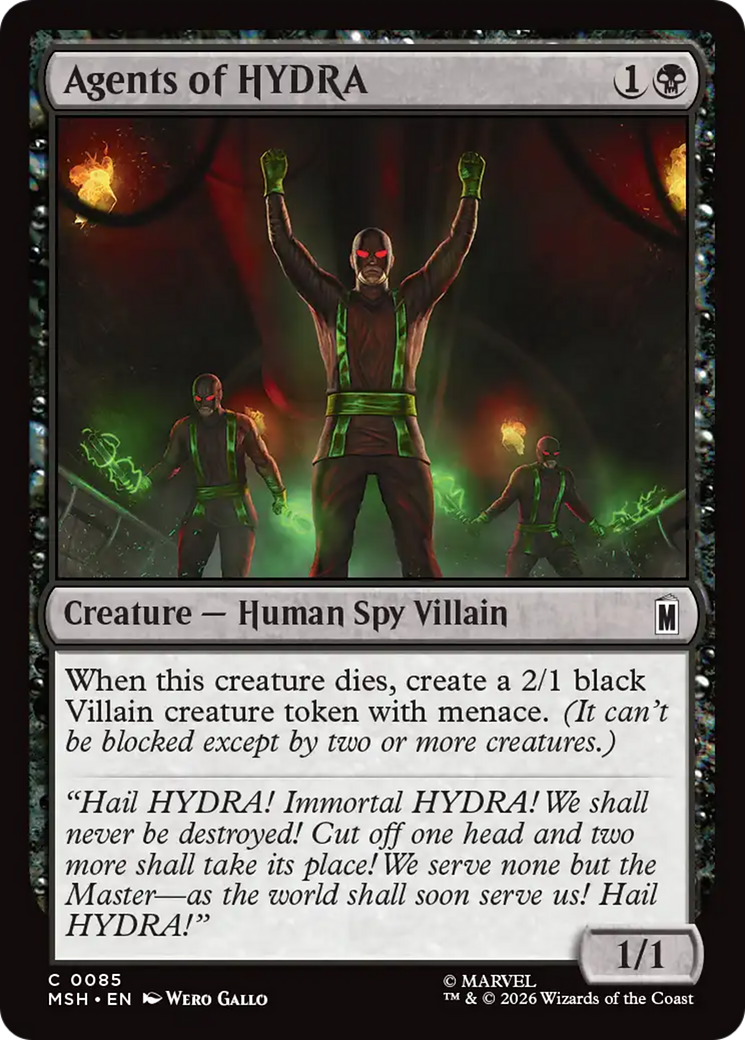 Agents of HYDRA [Marvel Super Heroes] | Jack's On Queen