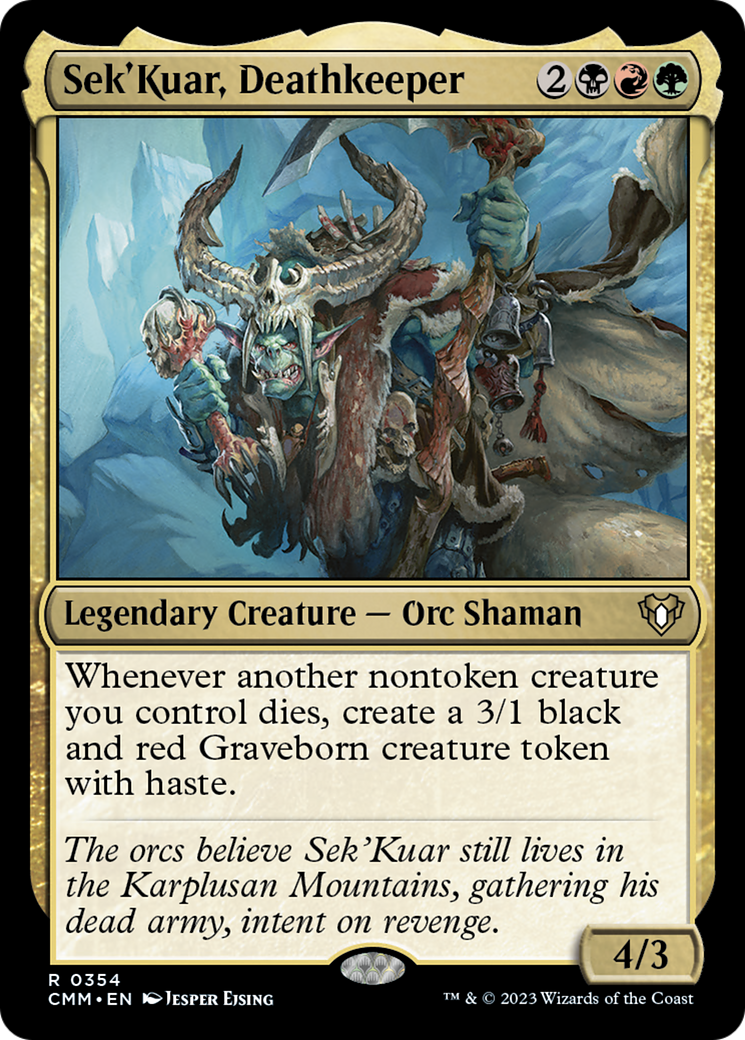 Sek'Kuar, Deathkeeper [Commander Masters] | Jack's On Queen